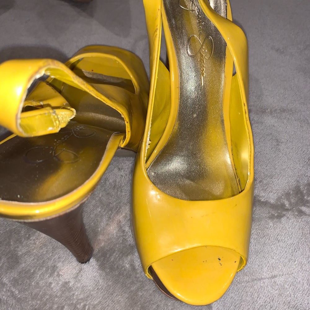 Yellow Jessica Simpson Heels